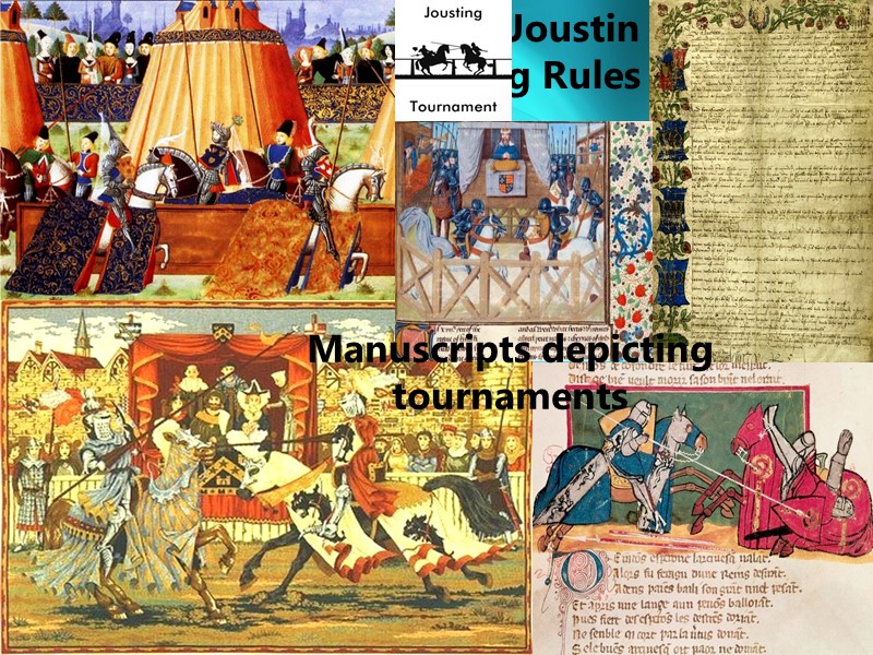 Jousting Rules Manuscripts depicting tournaments